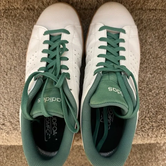 Adidas Teal and White Athletic Shoes Size 11 - Picture 2 of 6